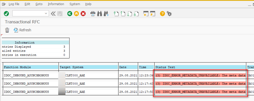[SAP-PO] IDOC ISSUE IN SM58 (IDOC_ERROR_METADATA_UNAVAILABLE) – SAP ...