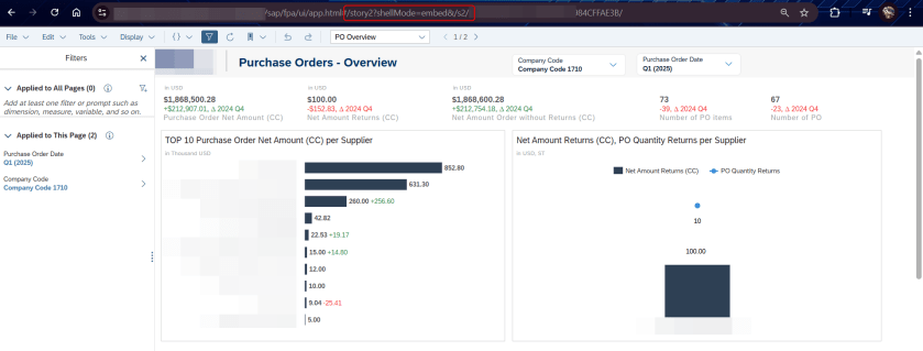【SAC】Display and filter story via URL – SAP Zero to Hero